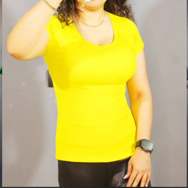 تیشرت نیم استین رنگی  (پک 6 عددی)