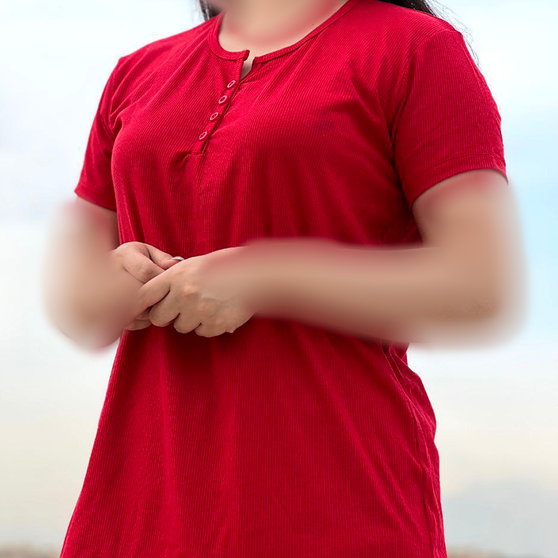 تیشرت یقه هفت ۴دکمه (پک 5 عددی)