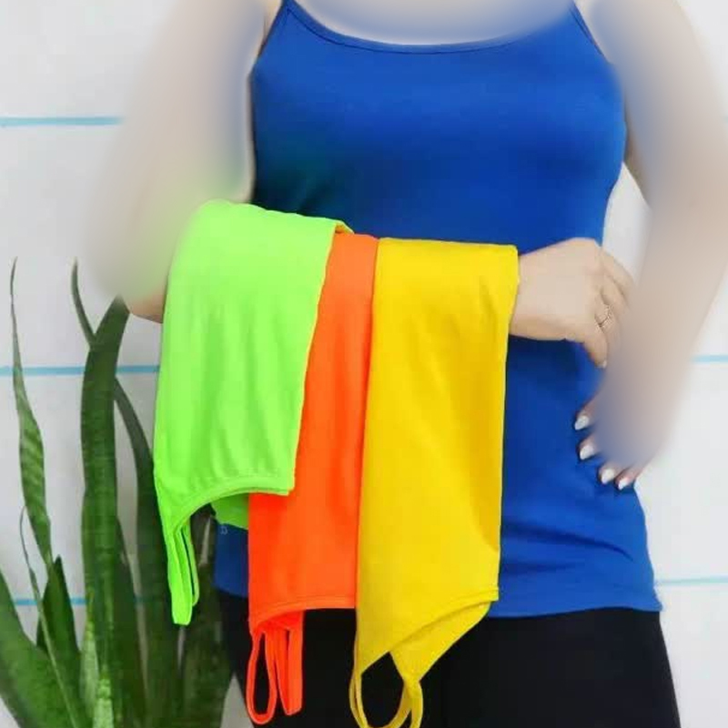 تاپ 2 بندی رنگی  (پک 6 عددی)