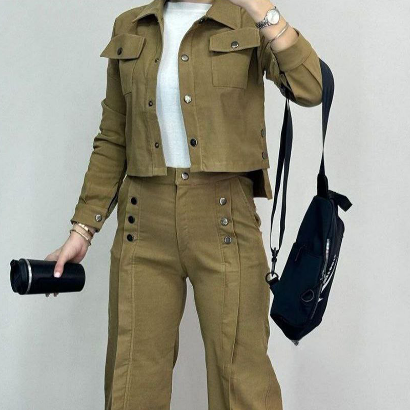 ست کت و شلوار هانی(پک 4 عددی)