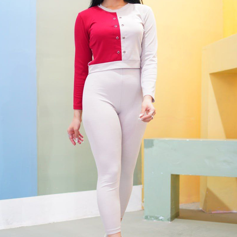 کراپ شلوار پرچی (پک 6 عددی)