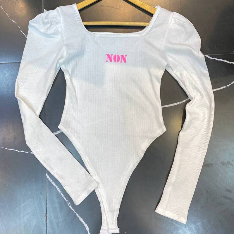 بادی یقه دلبر آستین عروسکیnon(پک 4 عددی)