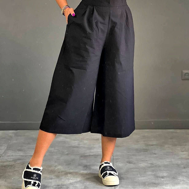 شلوار دامنی مدل واید(پک3 عددی)