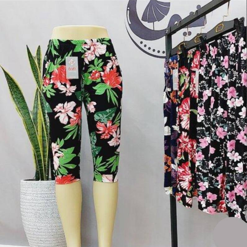 شلوارک گیاهی گلدار (پک 6 عددی)