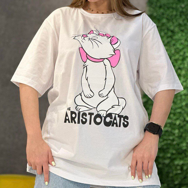 تیشرت لانگ گربه(پک 6عددی)