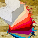 تاپ ۲ بندی کبریتی رنگی (پک 6 عددی)