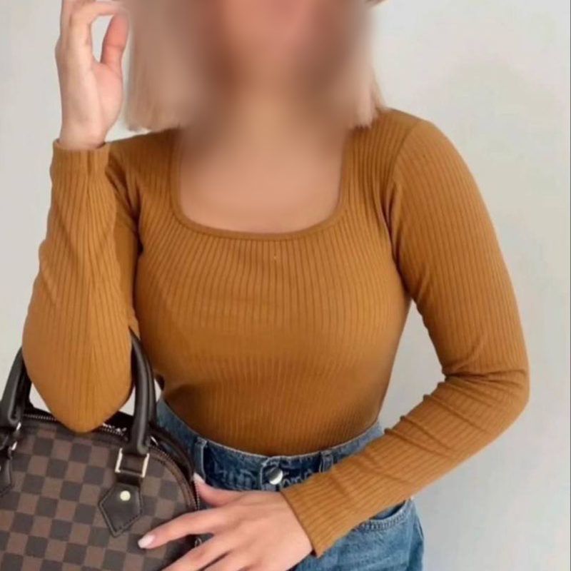 بلوز آستیندار یقه خشتی (پک 6 عددی)