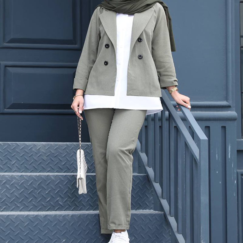 کت وشلوار و شومیز ۳ تیکه (پک 4 عددی)