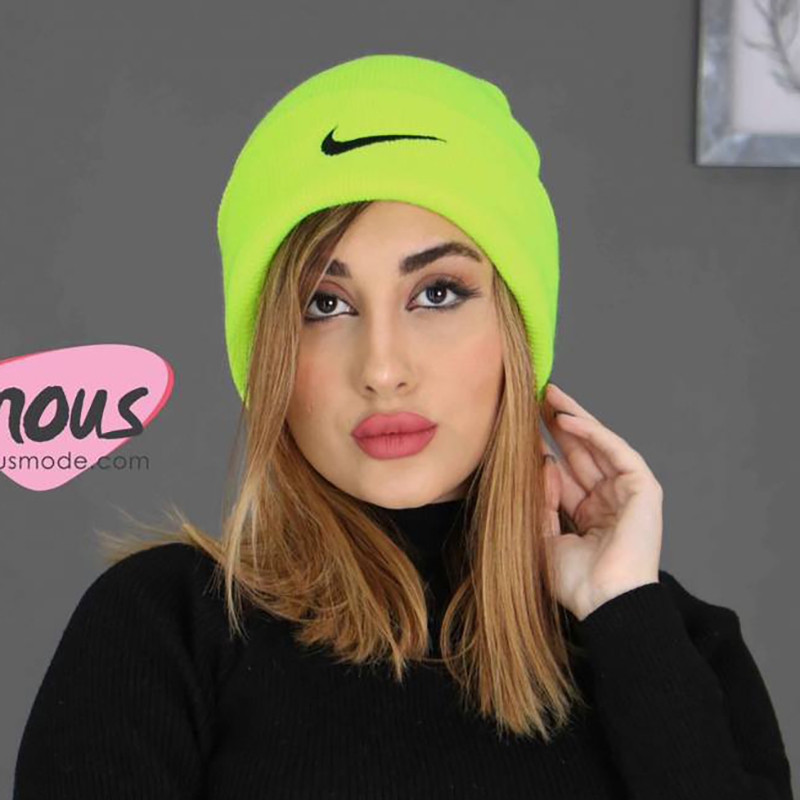 کلاه بافت رنگی نایک (پک 6 عددی)