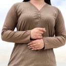 بلوز یقه هفت ۳ دکمه (پک 6 عددی)
