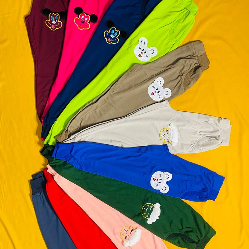 شلوار دخترانه خرسی (پک 6 عددی)