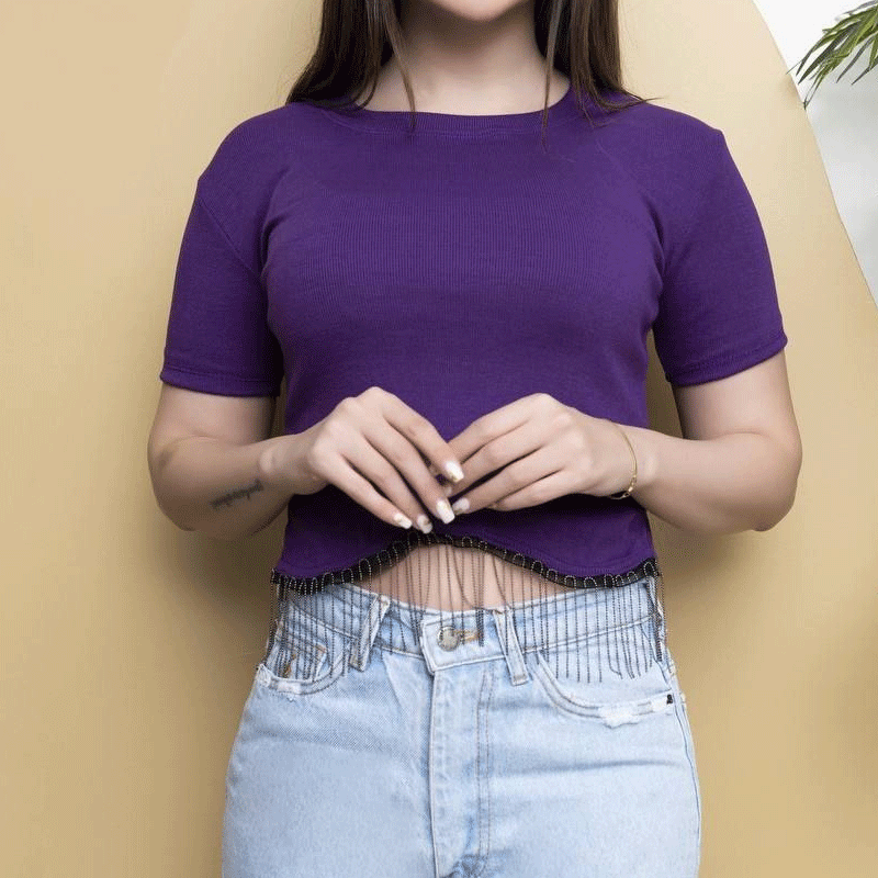 کراپ کبریتی مرواریدی(پک 4 عددی)