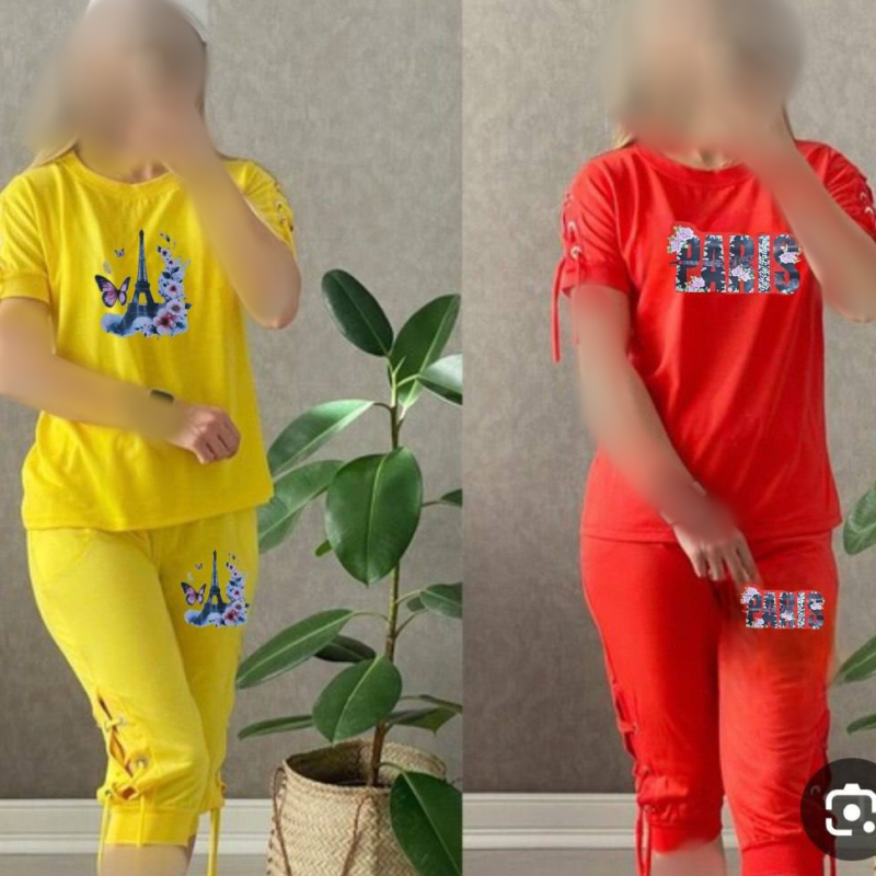 ست تیشرت شلوارک (پک 6 عددی)