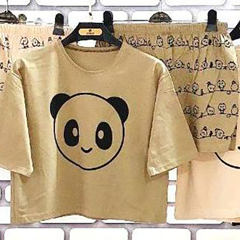 ست کراپ شورتک پاندا (پک 6 عددی)