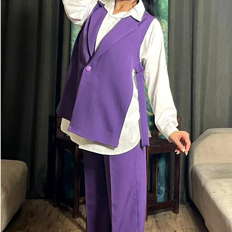 ست کت و شلوار مازراتی بغل باز (پک 3 عددی)