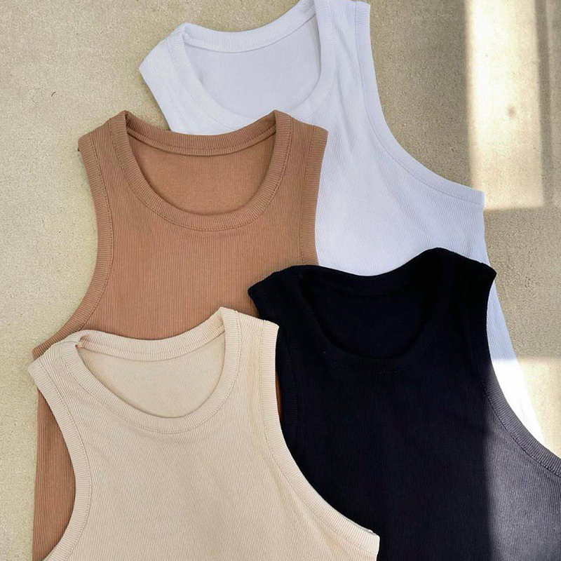 کراپ تاپ بیسیک حلقه ای (پک 6 عددی)