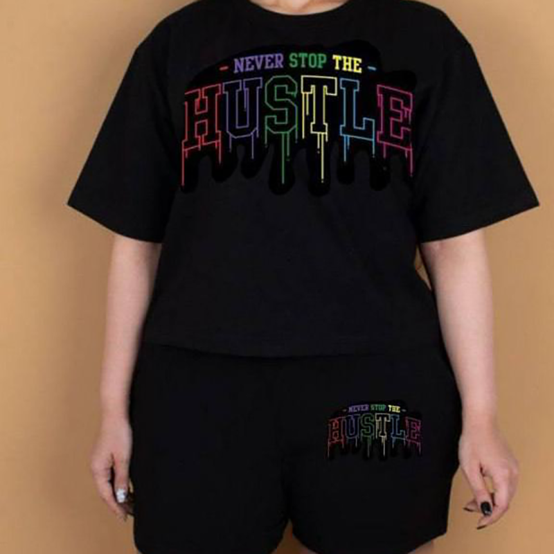 ست کراپ شورتکHustle (پک 5 عددی)