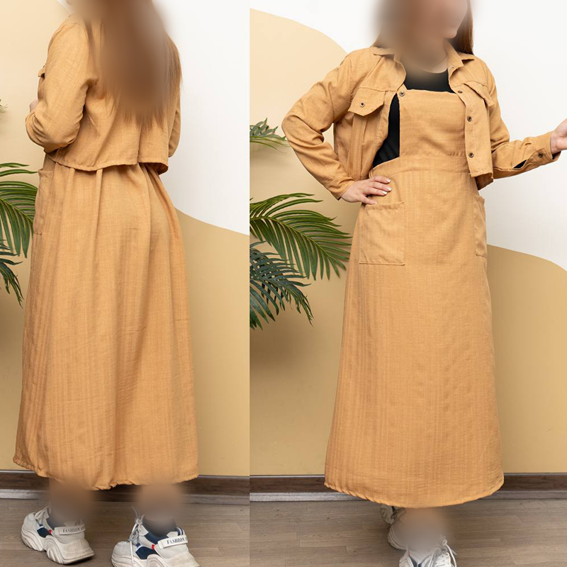 ست کت کراپ و بیلر صوفیا (پک 6 عددی)