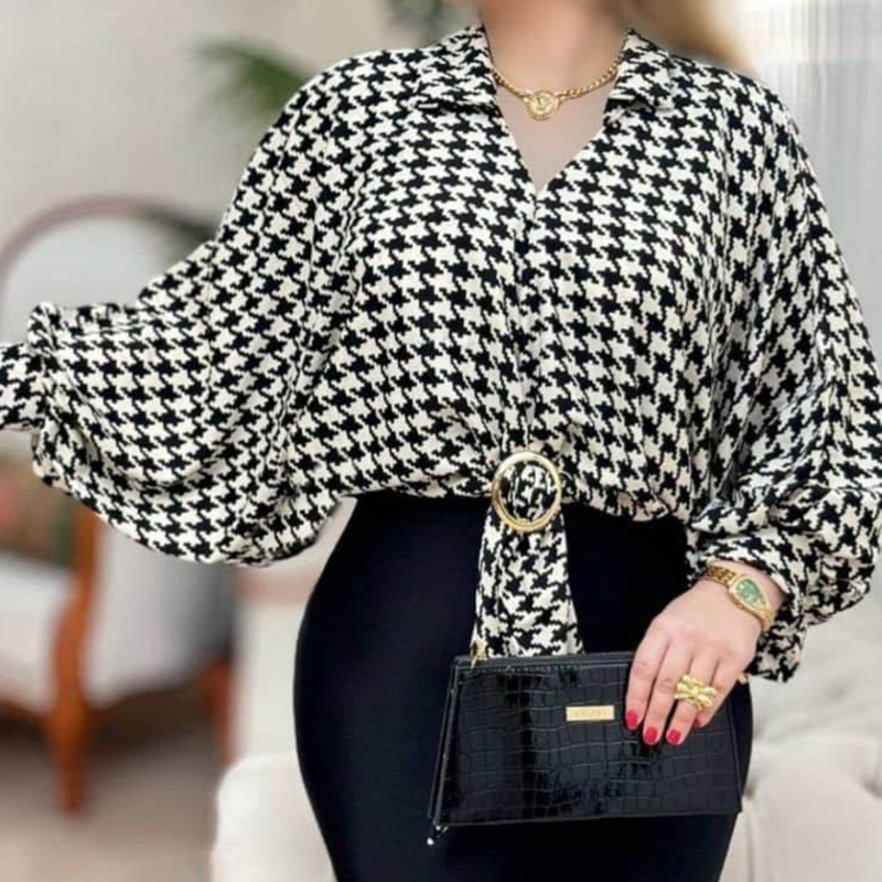 شومیز الیزه سگکدار پلنگی اعلا (پک 5 عددی)