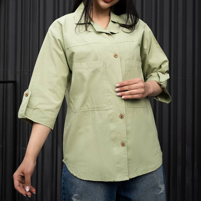 مانتو دوجیب بزرگ فرانک (پک 4 عددی)