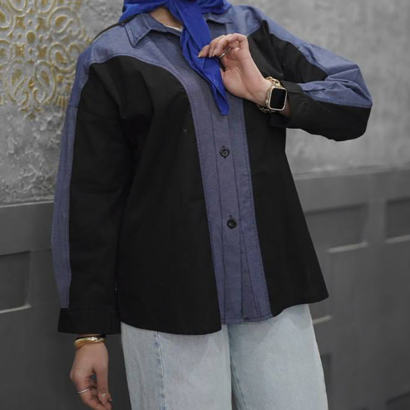 مانتو دوجیب مدل لانیر (پک 5 عددی)