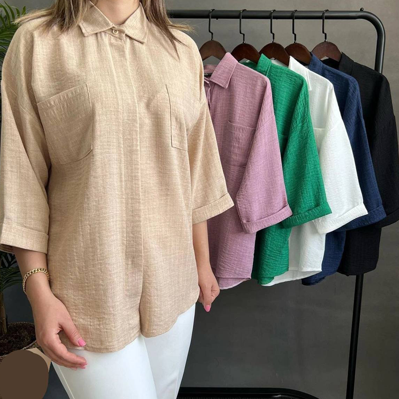 مانتو مژده آستین پاکتی (پک 4 عددی)