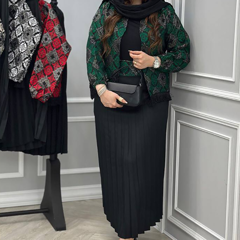 کت و دامن آلیش (پک 5 عددی)