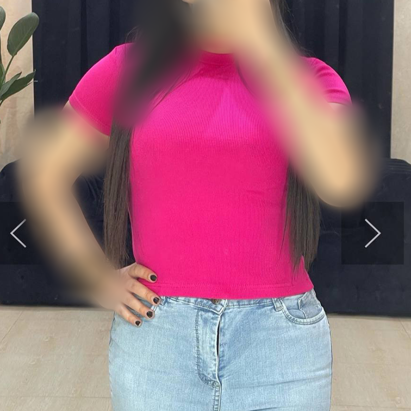 کراپ بیسیک ساده نخ پنبه (پک 6 عددی)