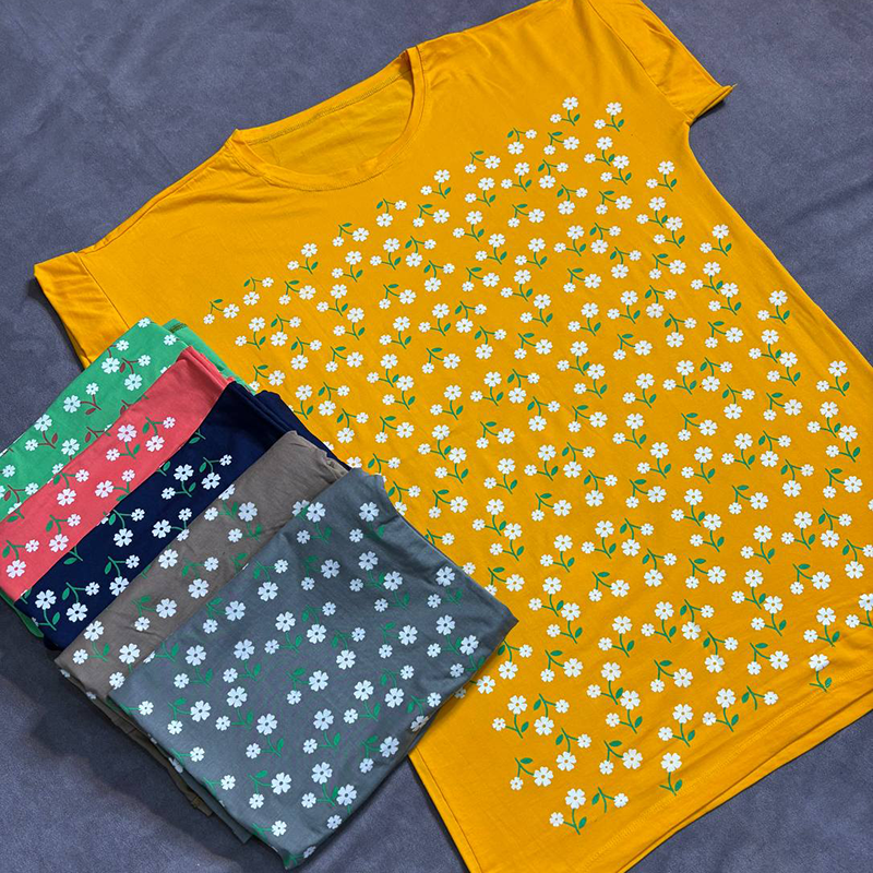 تاپ آستین،سرخود گل ریز (پک 6 عددی)