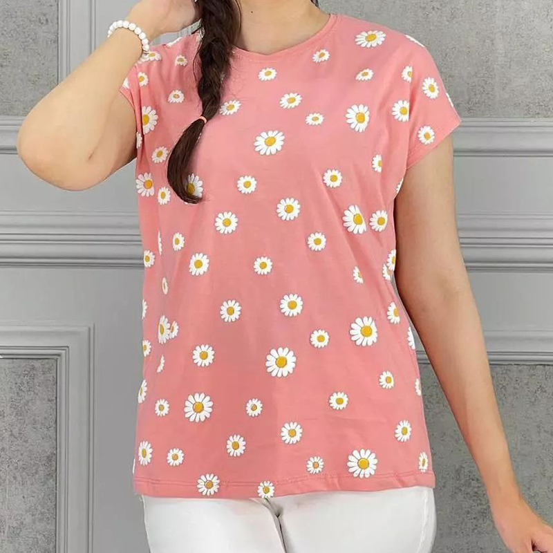 تاپ آستین،سرخود بابونه (پک 6 عددی)