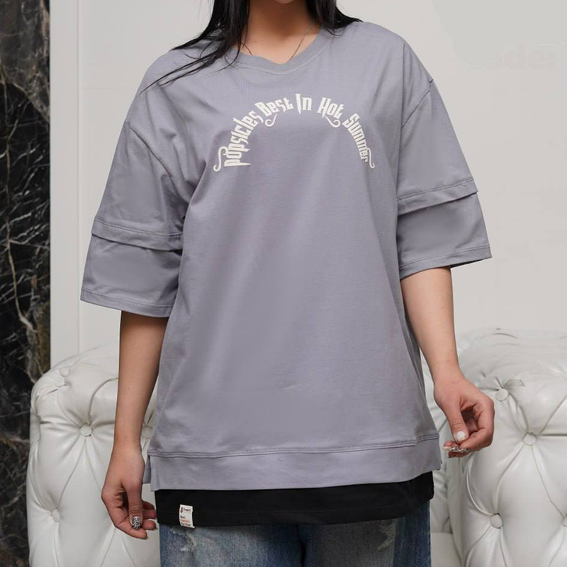 تیشرت فشن آستین ۲تیکه (پک 3 عددی)