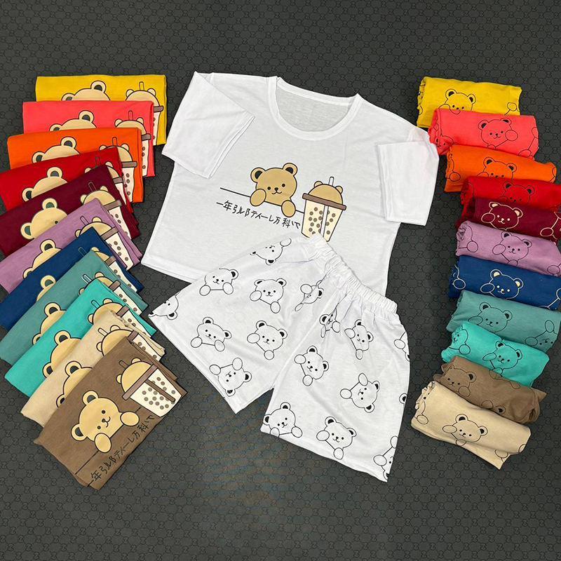 ست کراپ و شورتک (پک 6 عددی)