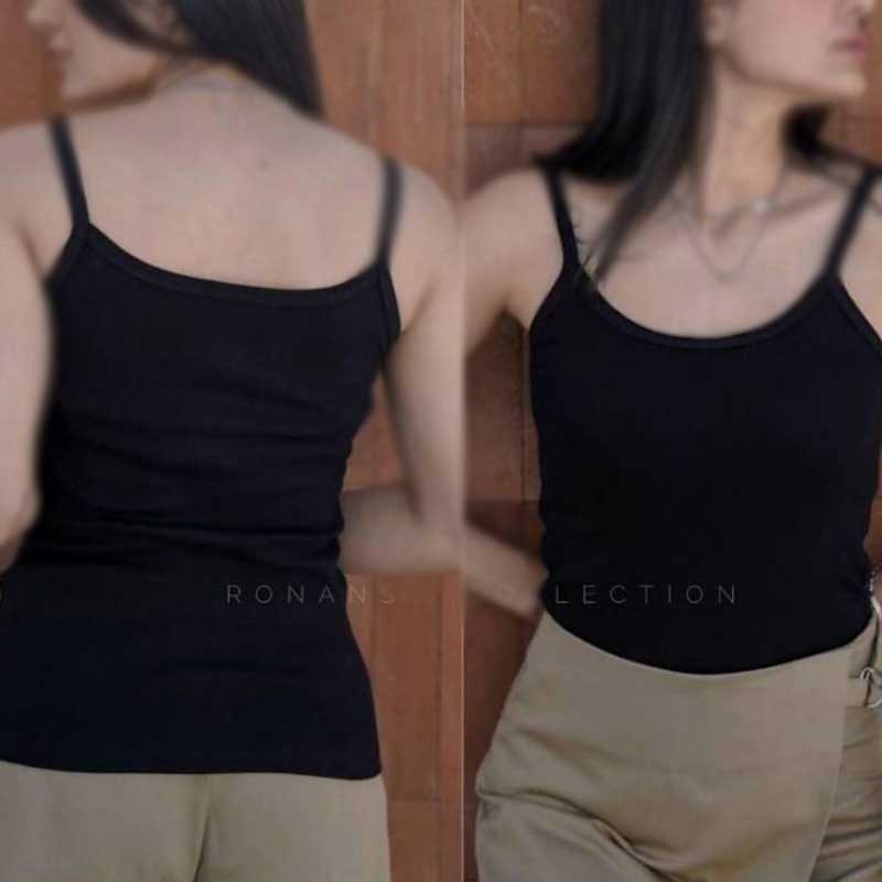 تاپ ۲ بندی مشکی (بصورت تکی)