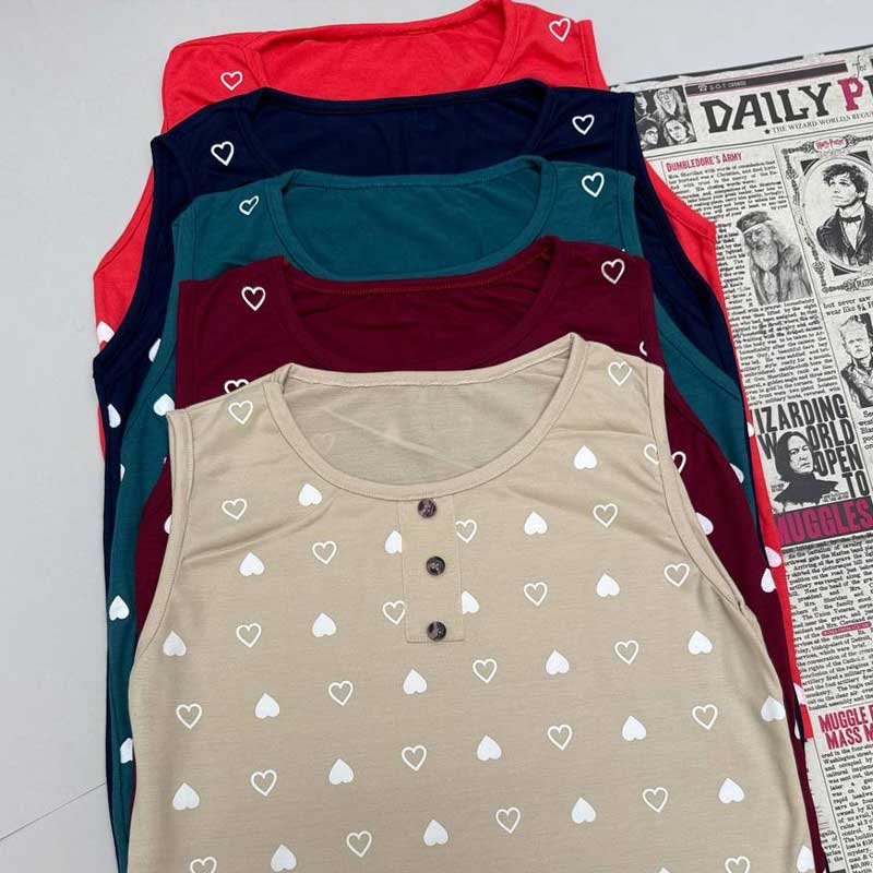 تاپ قلب ۳ دکمه (پک 6 عددی)