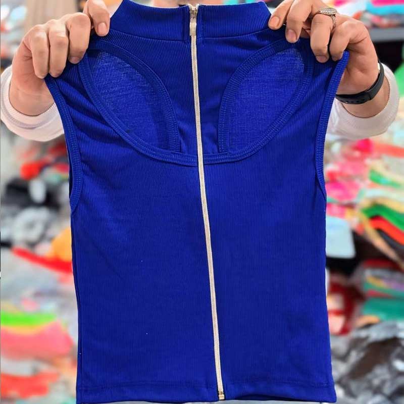 کراپ جلو زیپ سایز بزرگ (پک 6 عددی)