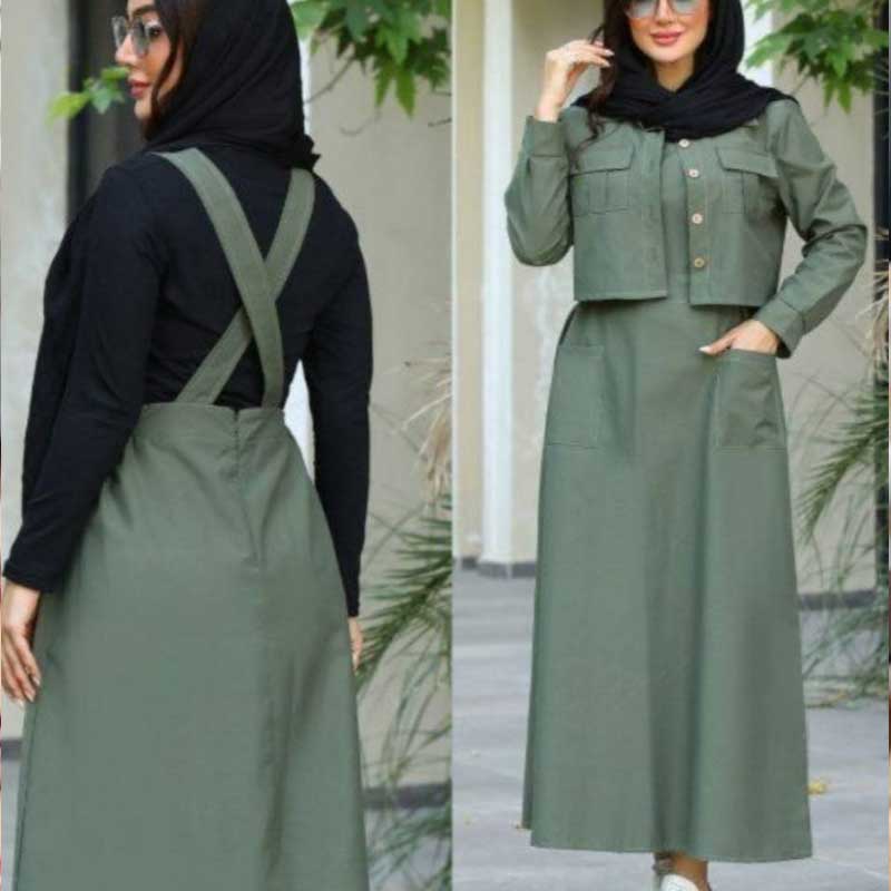 ست کت و سارافون هیبا (پک 5 عددی)