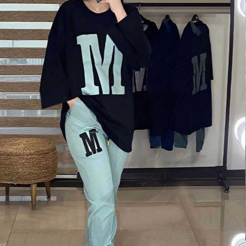 ست تیشرت شلوار لش M (پک 6 عددی)