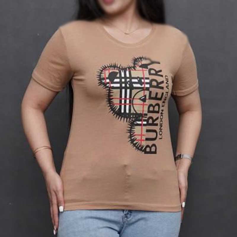 تیشرت چاپ خرس شطرنجی (پک 6 عددی)