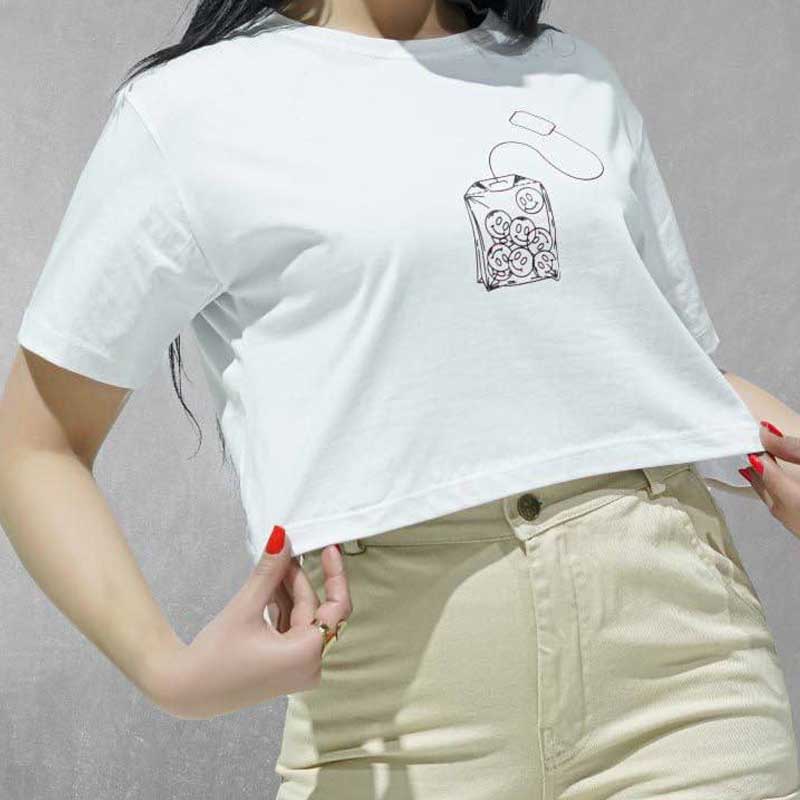 کراپ چاپ اموجی لبخند (پک 6 عددی)