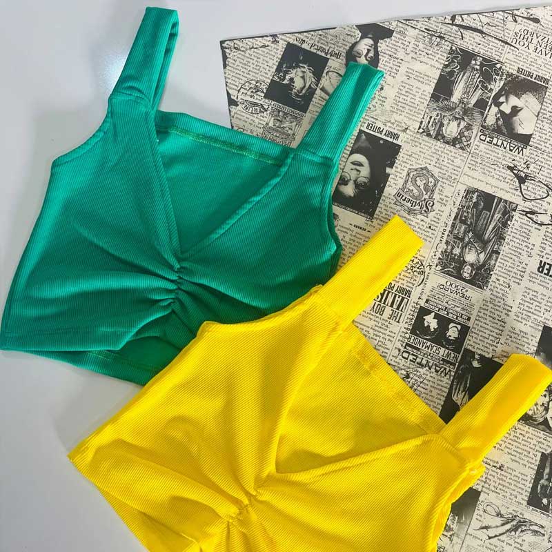 نیمتنه یقه دلبری وسط کش (پک 5 عددی)