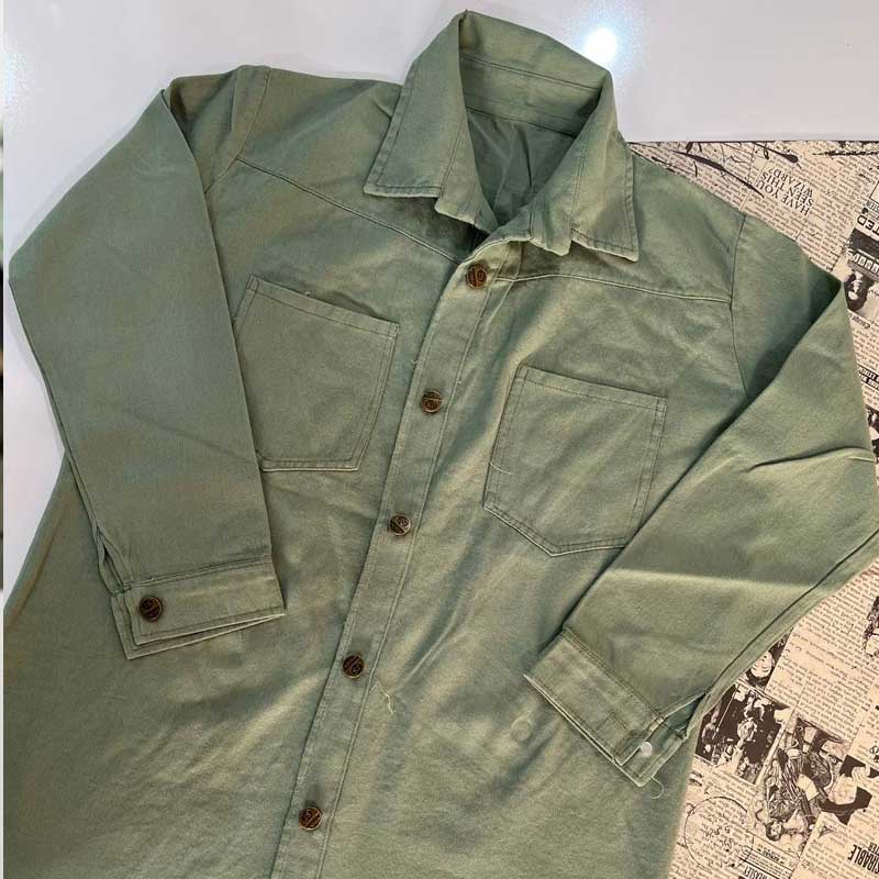 مانتو کتان دو جیب تابستانه (پک 6 عددی)