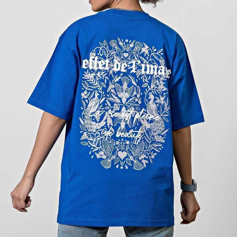 تیشرت لانگ چاپ دار (پک 6 عددی)