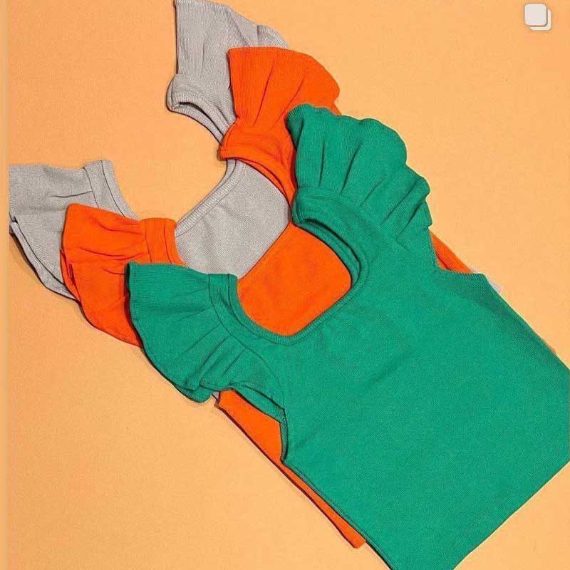 کراپ سرشانه پرپری (پک 6 عددی)