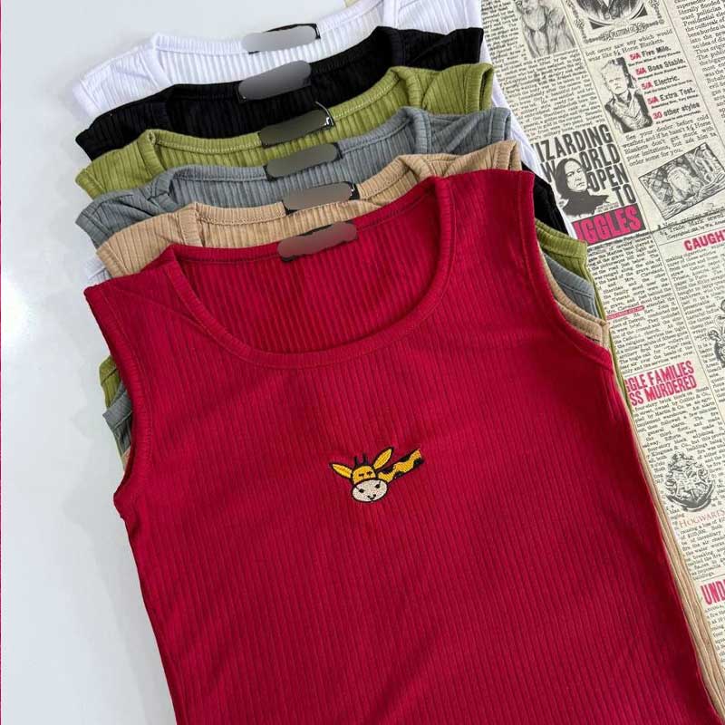 تاپ گلدوزی زرافه (پک 6 عددی)