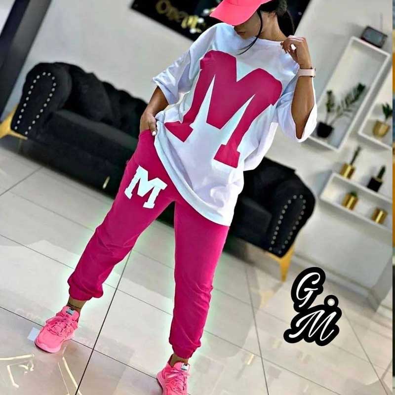 ست تیشرت شلوار M (پک 6 عددی)