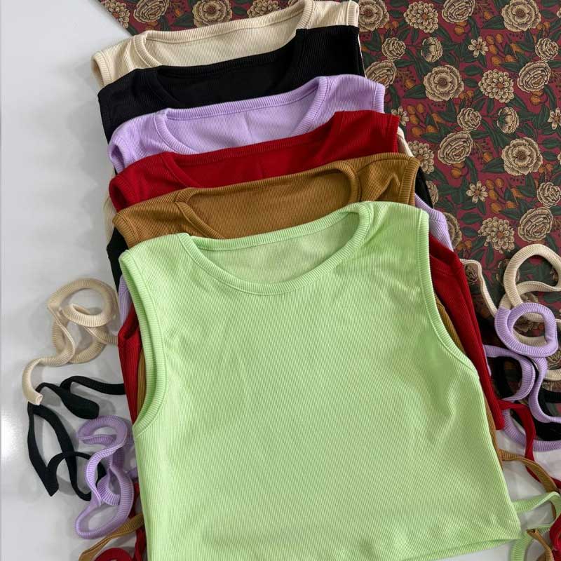 تاپ پایین نواری ضربدری پشت گره  (پک 6 عددی)