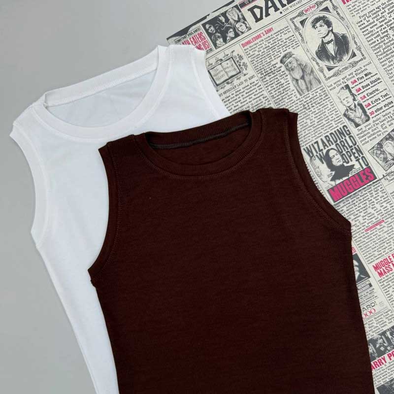 تاپ رکابی بیسیک نوار پهن (پک 9 عددی)