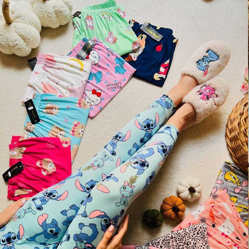 شلوار گیاهی استیری لانیا (پک 6 عددی)