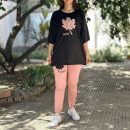 ست تیشرت شلوار برگ (پک 6 عددی)