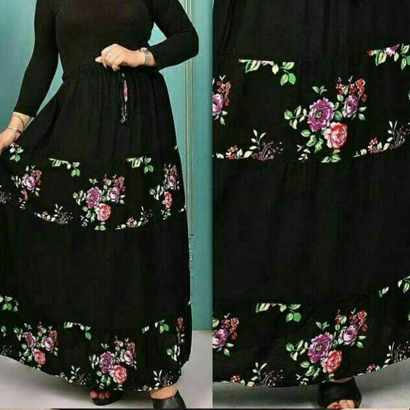 دامن پرچمی چین دار (پک 4 عددی)